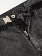 Sacai - Beyondexx Wide-Leg Belted Distressed Jeans - Gray