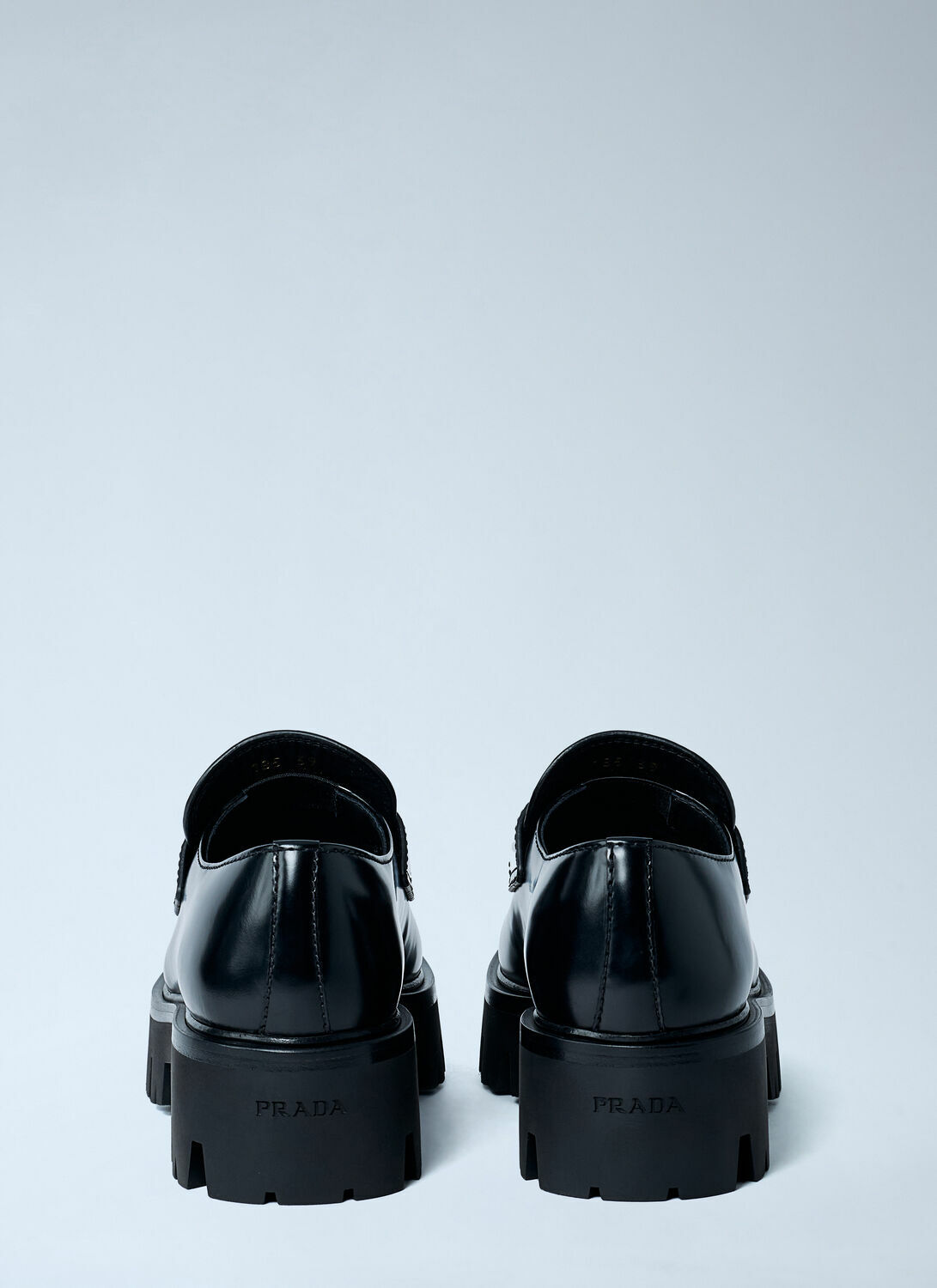 Prada Brushed Leather Loafers