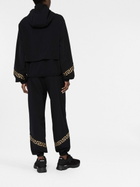 Versace Black Greca Print Track Jacket