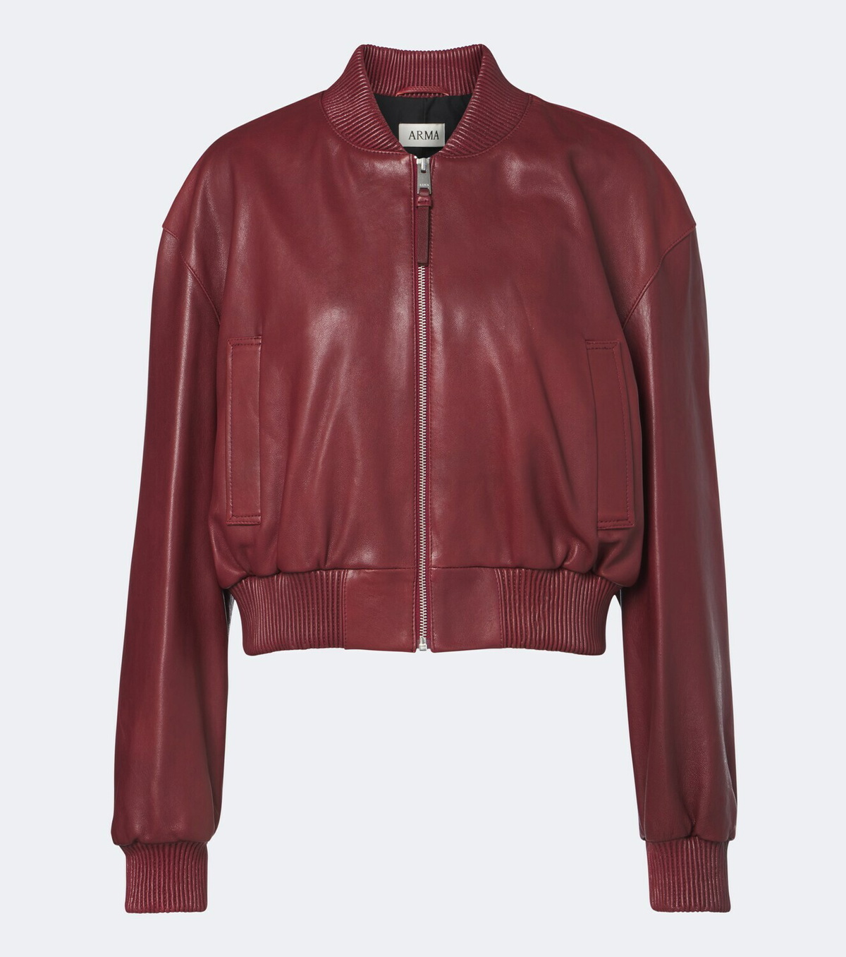 Arma Hannah leather bomber jacket