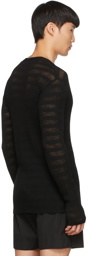 Ann Demeulemeester Black Wool Cardigan