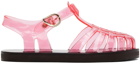 Ancient Greek Sandals Pink Homeria Jelly Sandals