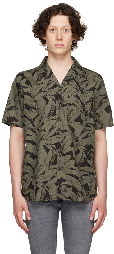 Photo: Hugo Khaki Cotton Shirt