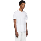 Maison Margiela Three-Pack White and Off-White Jersey T-Shirt