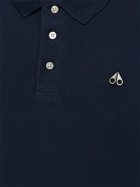 MOOSE KNUCKLES Piqué Cotton Polo Shirt