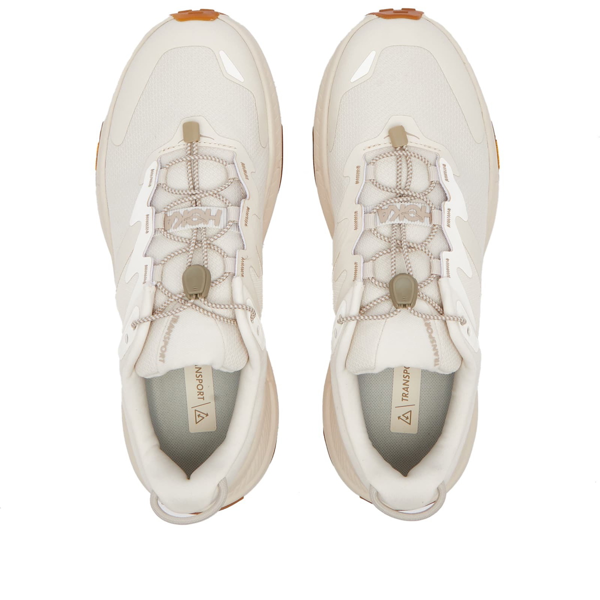 Hoka One One Women's W Transport Sneakers in Eggnog/Eggnog Hoka One One