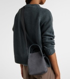 Loro Piana Bale Micro leather bucket bag