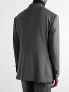 Thom Sweeney - Double-Breasted Wool-Twill Suit Jacket - Gray