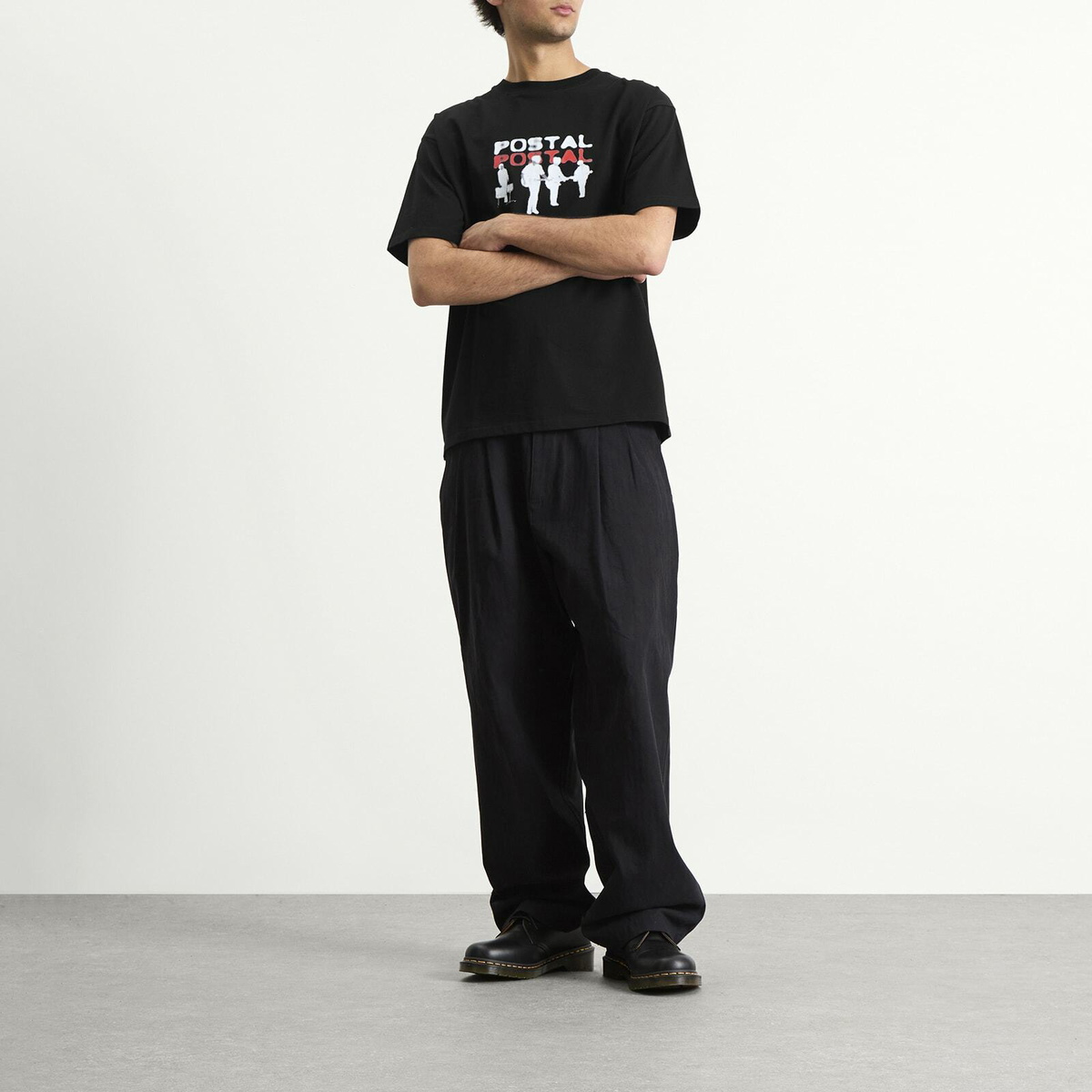 POSTAL Men's Candy T-Shirt in Black