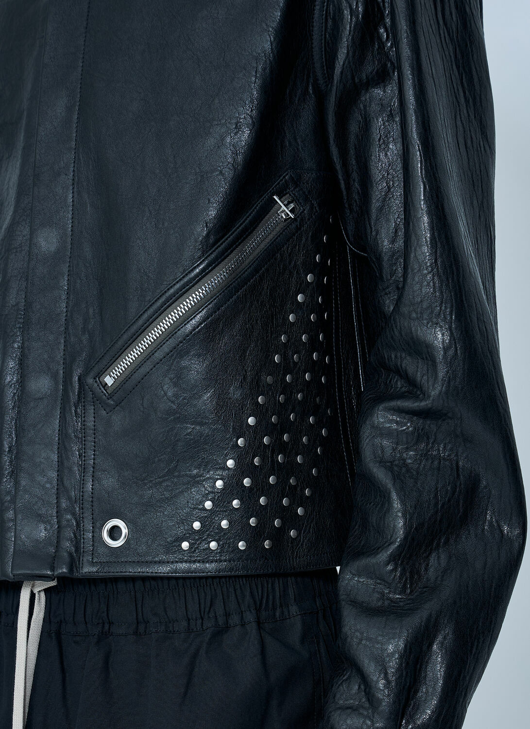 Rick Owens Studded Leather Jacket