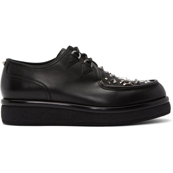Valentino Black Studded Creepers Valentino Valentino Garavani Suede Creepers | Grailed main image 3