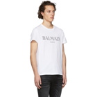 Balmain White Logo T-Shirt