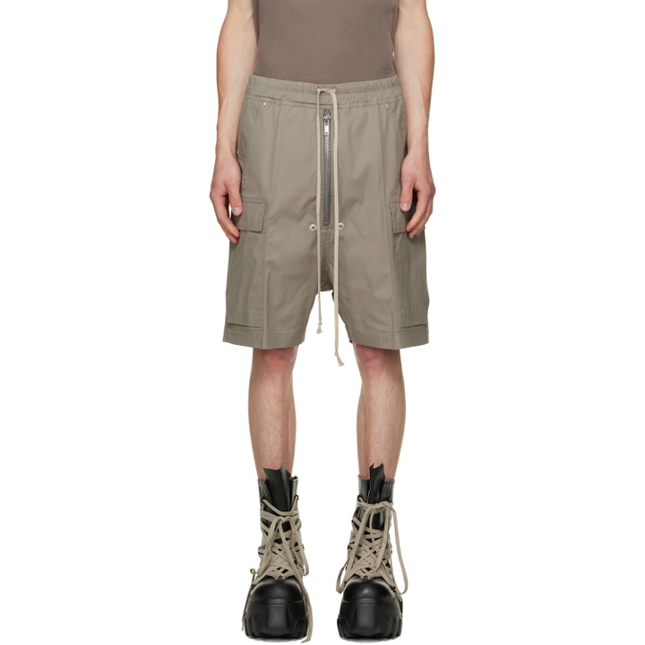 Photo: Rick Owens Gray Tower Cargobela Shorts