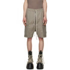 Rick Owens Gray Tower Cargobela Shorts