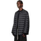 Rick Owens Moncler + Rick Owens Black Flight Parka Jacket