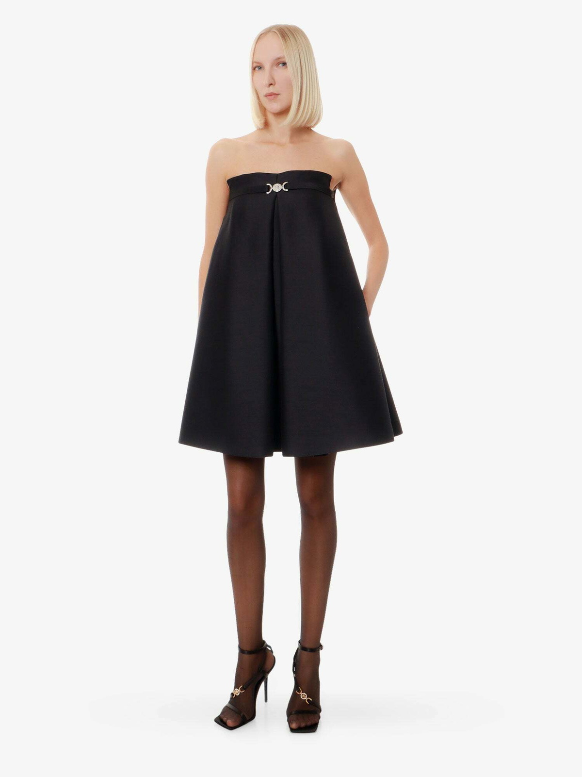 knee length dresses for ladies Versace Wild Barocco Dress  David Lawrence