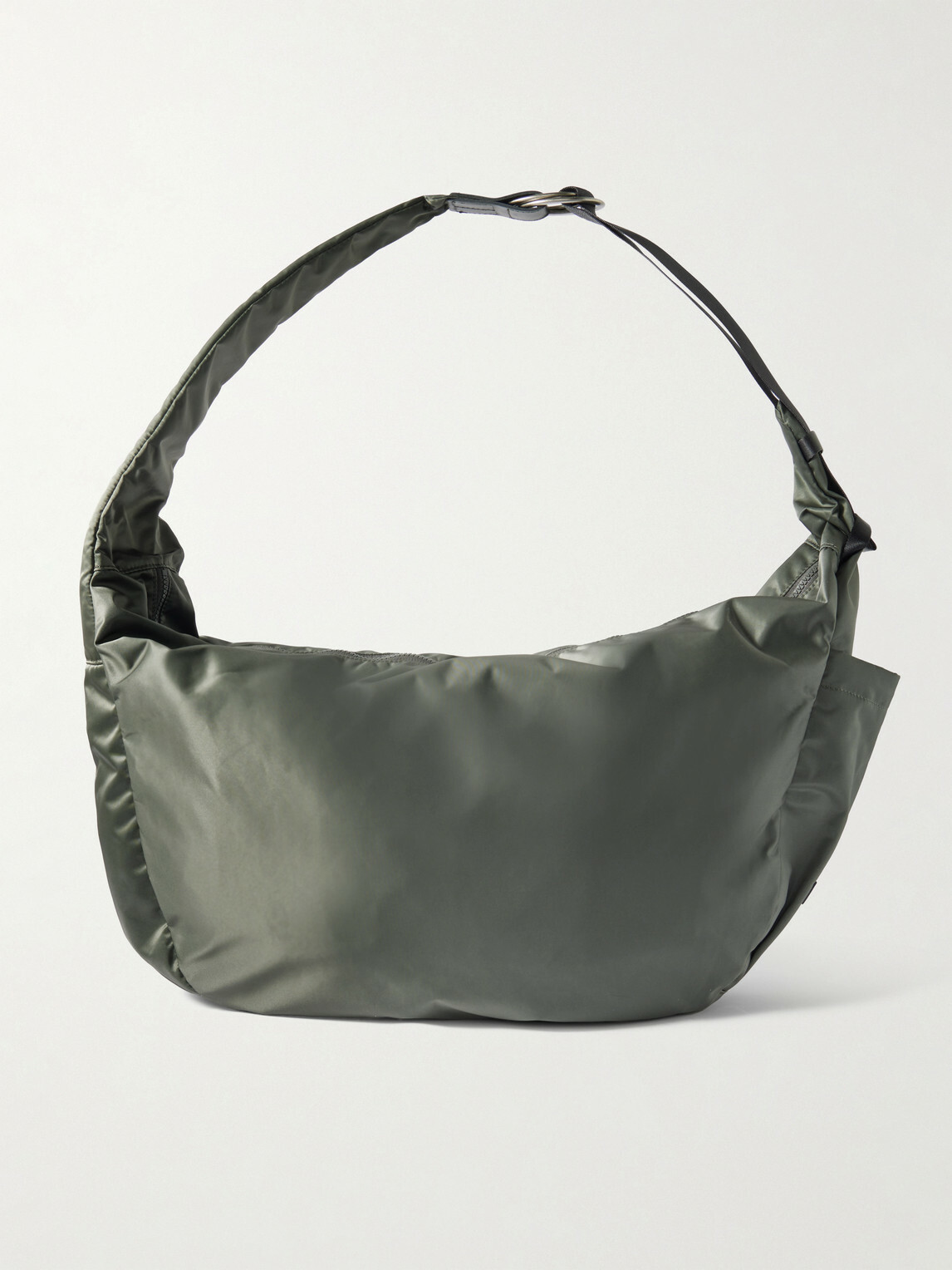 Master-Piece - Ark Leather-Trimmed Nylon Shoulder Bag