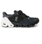 On - Cloudflyer Rubber-Trimmed Mesh Running Sneakers - Black