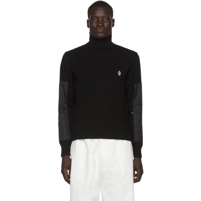 Photo: Moncler Grenoble Black Knit Turtleneck