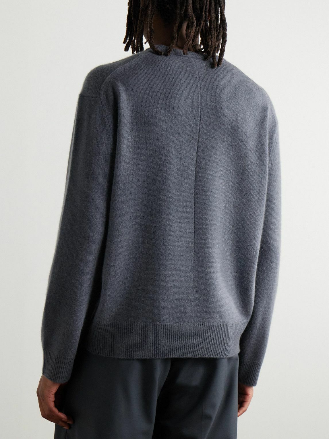 Rag & Bone - Downing Brushed-Cashmere Sweater - Gray