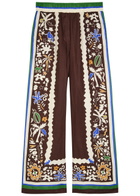 Alemais Maroc Printed Wide-leg Linen Trousers Multicoloured