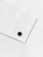 Montblanc - Stainless Steel Onyx Cufflinks