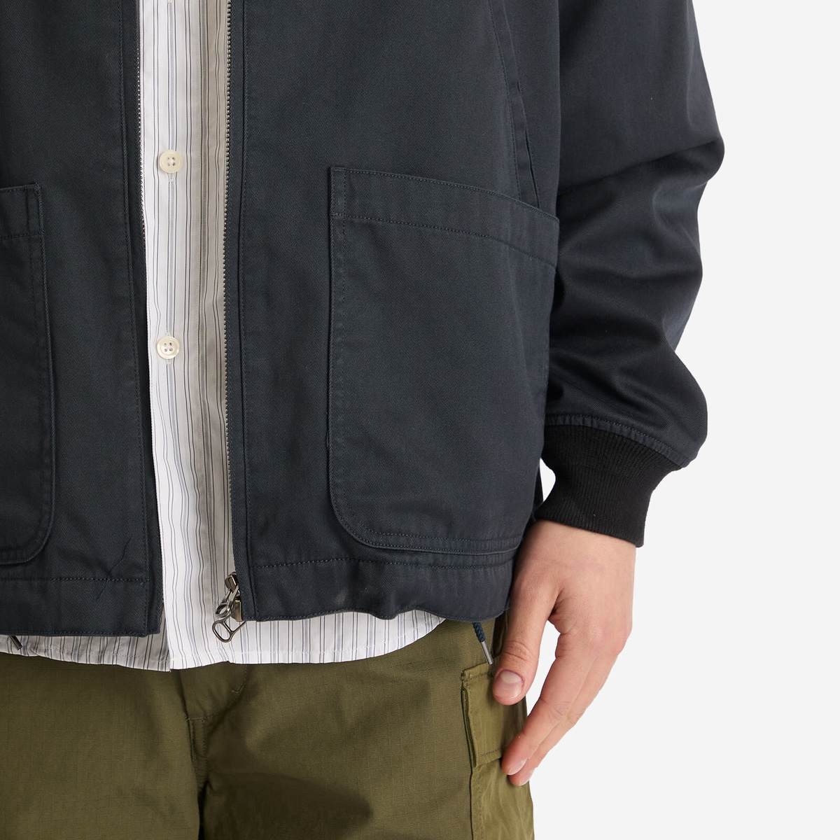 Nanamica Men's Windstopper Chino Deck Jacket in Navy