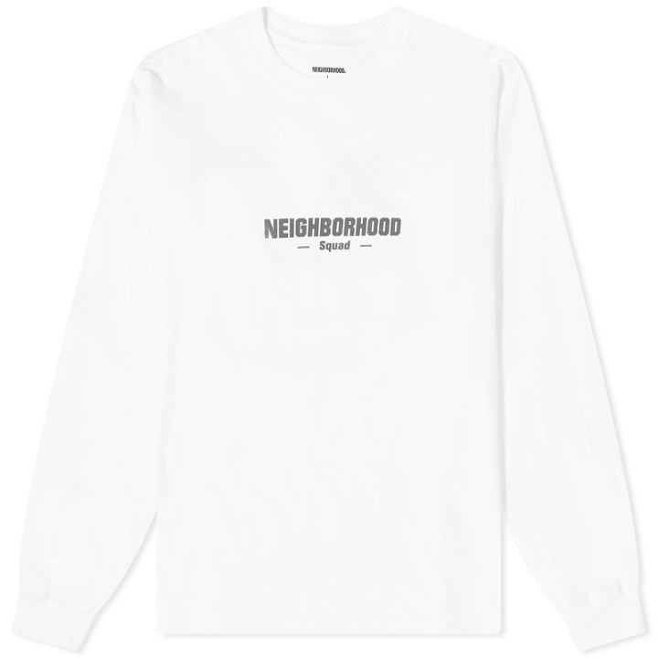 Photo: Neighborhood Men's Long Sleeve LS-5 T-Shirt in White