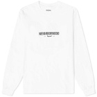 Neighborhood Men's Long Sleeve LS-5 T-Shirt in White
