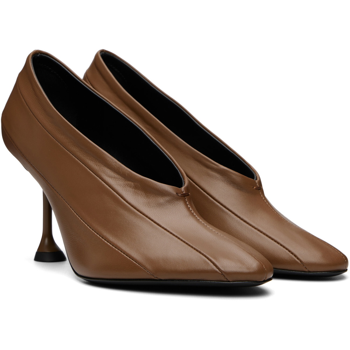 Proenza Schouler Brown Tee 85 Pierced Heels