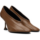 Proenza Schouler Brown Tee 85 Pierced Heels