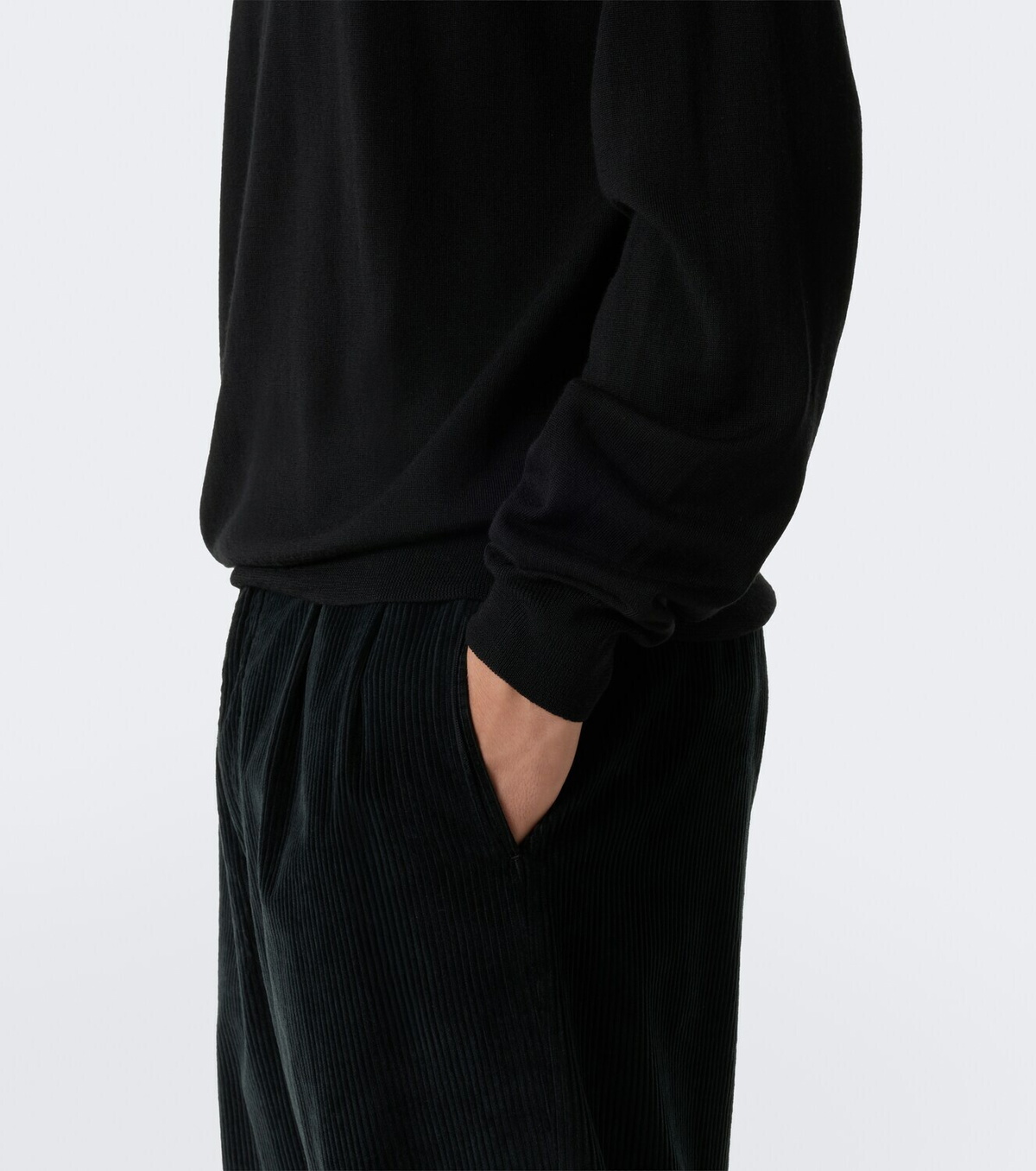 The Row Blainy wool and cashmere polo sweater