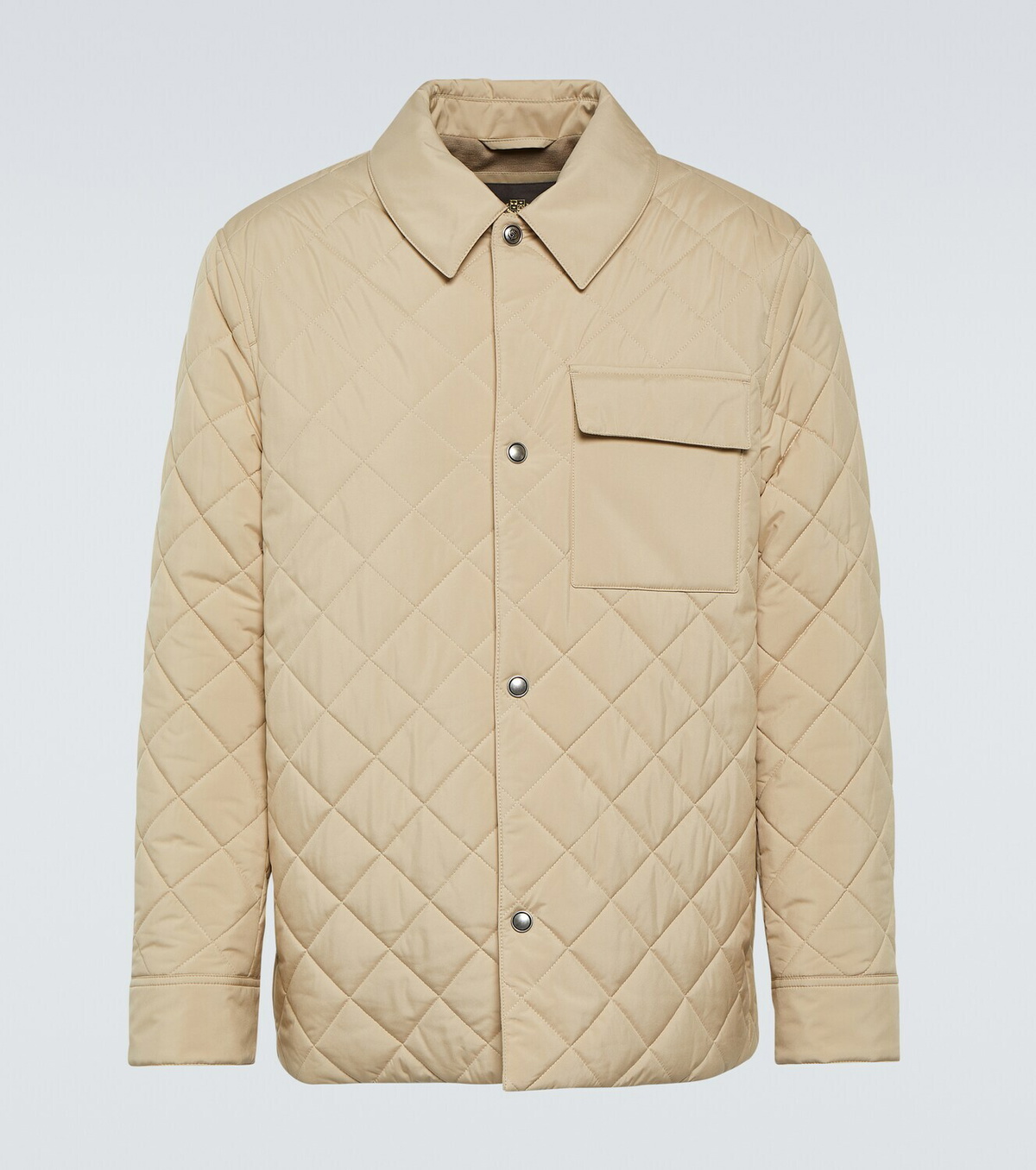 Loro Piana Ampay quilted overshirt