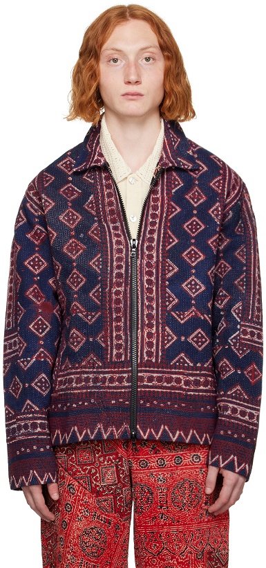 Photo: Karu Research Indigo Embroidered Jacket