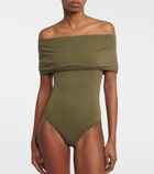 Bottega Veneta Off-shoulder swimsuit