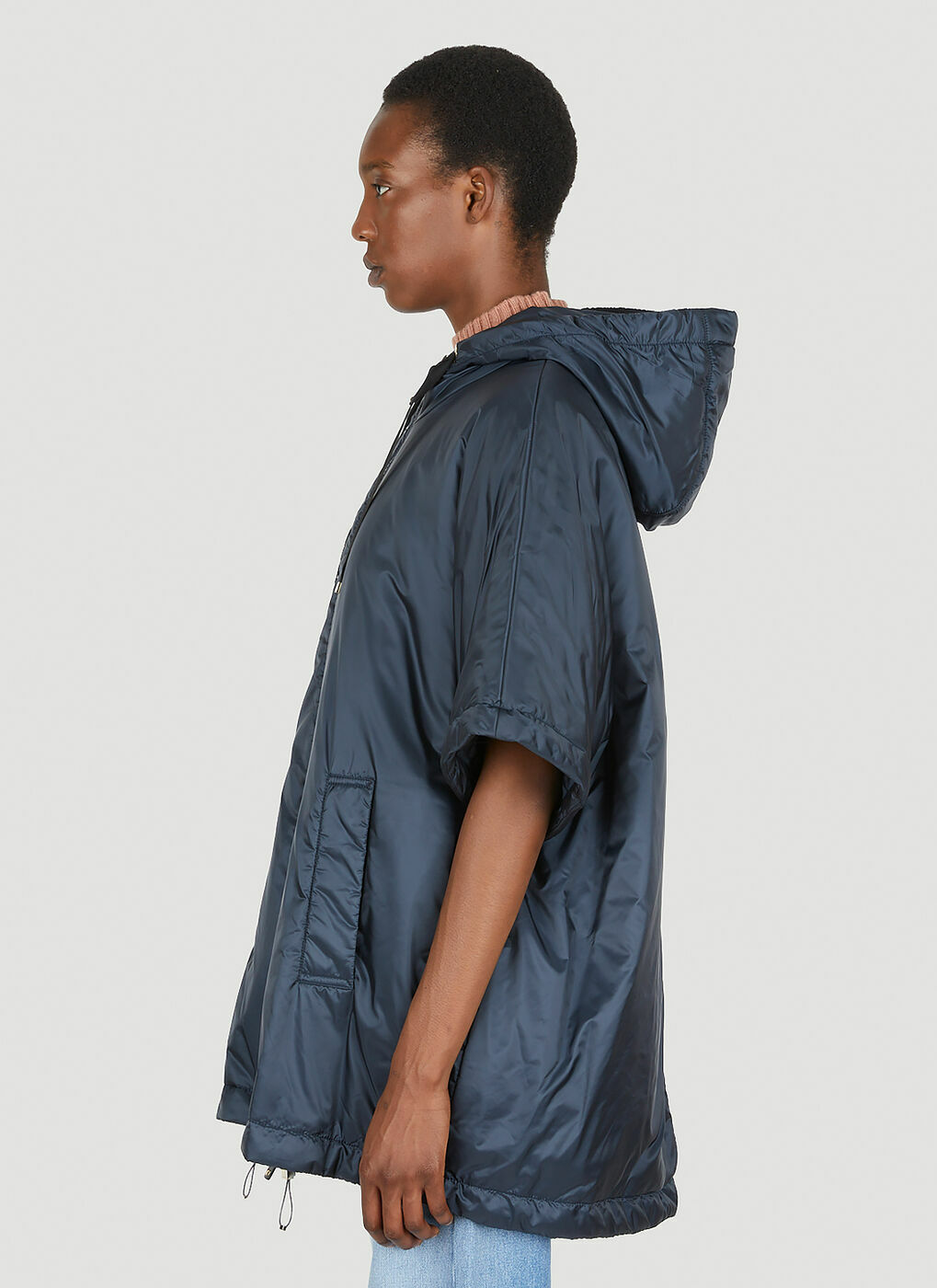 Blue clearance cape jacket