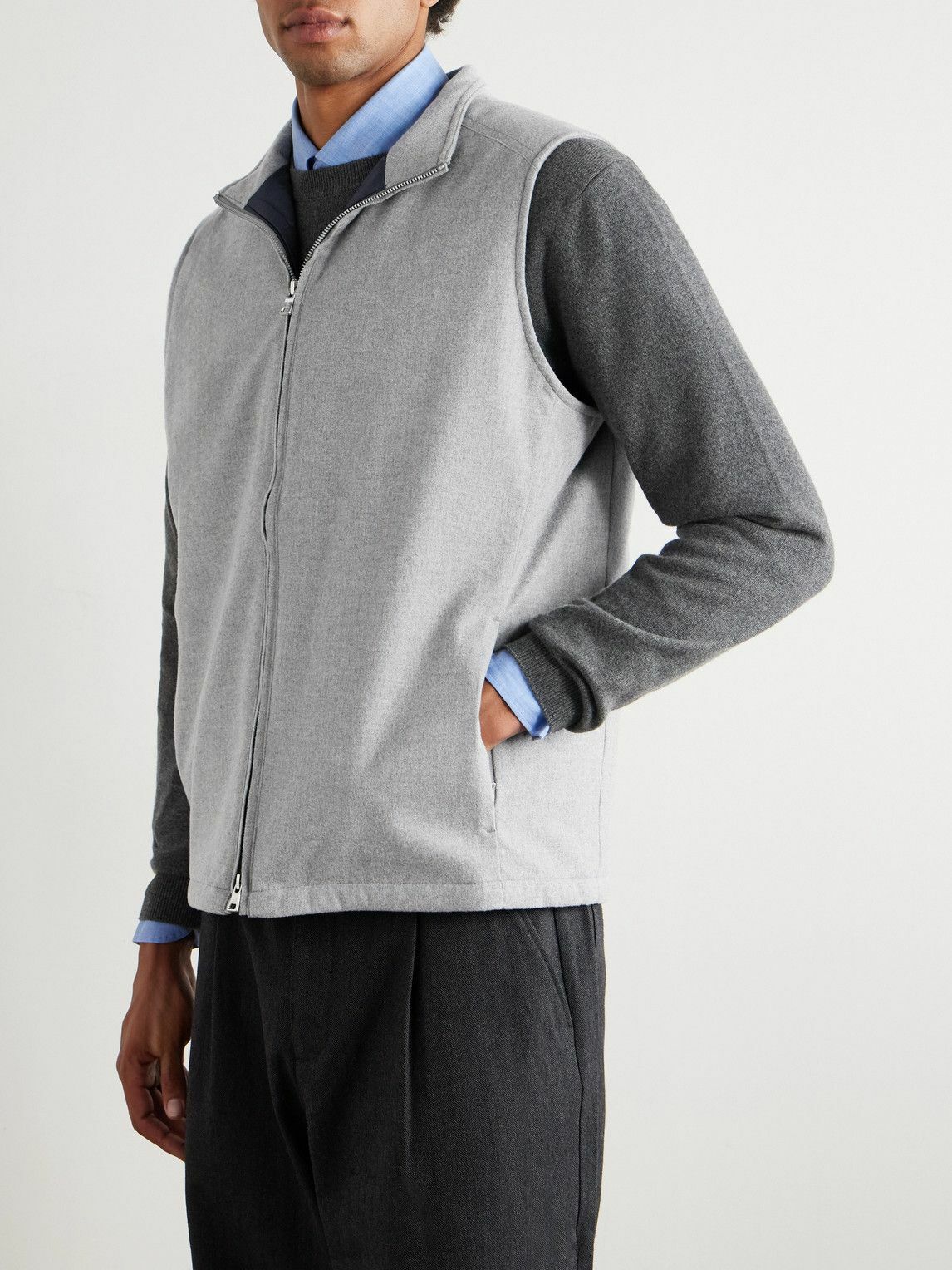 Peter Millar - Cambridge Woven Gilet - Gray