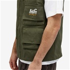 Garbstore Men's Life Multi Pocket Vest in Olive
