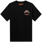 JW Anderson Women's Carrie Tiara Chest Embroidery T-Shirt in Black