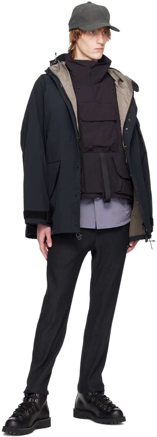 meanswhile Black Body Armor Vest