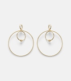 Spinelli Kilcollin Echo 18kt gold hoop earrings with diamonds