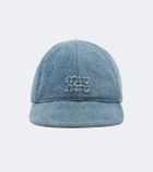 Miu Miu Denim baseball cap