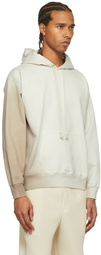 AURALEE Khaki Gradation Dye Hoodie