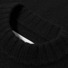 Jil Sander Men's Chunky Crew Knit in Black