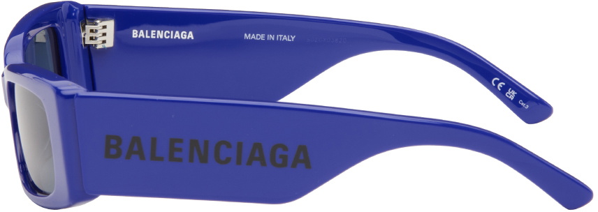 Balenciaga Blue Rectangular Sunglasses Balenciaga display picture 2