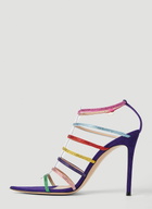 Gianvito Rossi Crystal Embellished High Heel Sandals