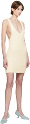 Entire Studios Off-White Tuft Tank Minidress