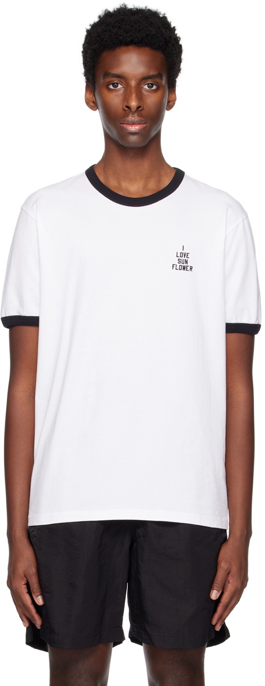 【SUNFLOWER】JAGGER TEE OFF-WHITE M Jagger Tee - Off White - obscura