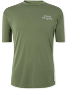 Satisfy - Auralite Logo-Print Jersey T-Shirt - Green