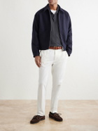 James Perse - Cotton-Twill Polo Shirt - Blue